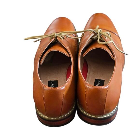 Bruno Marc Leather Oxford Dress Shoe Lace Up Size 11 Formal Classic Prince-6 main image 6